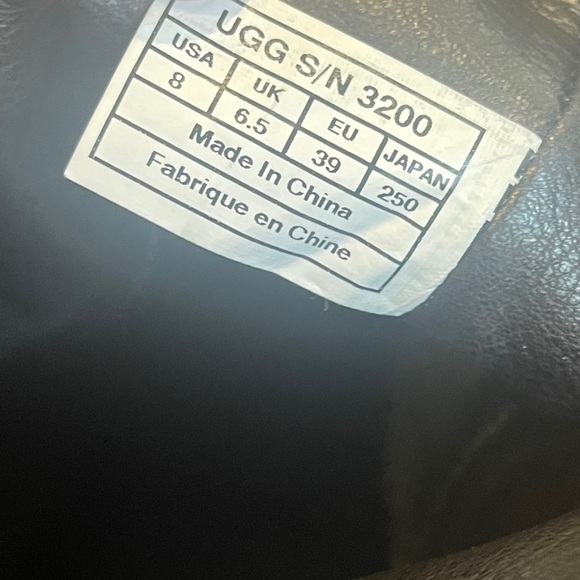 UGG Ravenna Black Over the Knee Wedge Boots size 8 - Picture 8 of 10